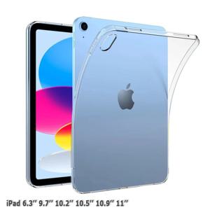 iPad Mini 6 Pro 11 2024 Air 6 5 4 10.9 인치 11 인치 2022 10.2 7 8 9th 10th gen Air 3 Pro 10.5 용 초박형 투명 케이스