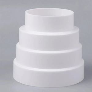환기 파이프 어댑터 환기 시스템, 원형, 어댑터, 환기 파이프, 직경 80-150mm, 감속기, PVC