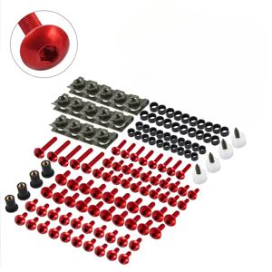 177PCS CNC 나사 너트 혼다 CBR600RR CBR650R CBR500R CBR1000RR CBR 650R 600 F4i 600RR CBR650F CBR250RR F2 페어링 볼트 키트