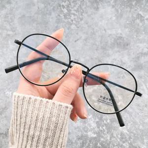 남녀공용 안티 블루 라이트 안경, 클래식 메탈 프레임 안경, 패션 사무실 컴퓨터 고글, 블루 레이 차단 안경
