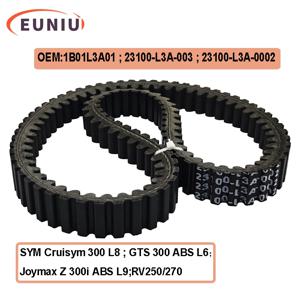 케블라 드라이브 벨트, SYM 크루심 300 L8 조이맥스 Z 300i ABS L9 GTS 300i ABS L6 RV250 RV270 RV 1B01L3A01 23100-L3A-0002