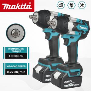Makita DTW700 18V 무선 임팩트 렌치 브러시리스 모터 700 Nm 가변 속도 전기 렌치 고효율 내구성 자동 정지