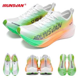 IRUNSVAN HEAT 2.0 카본 플레이트 스니커즈 마라톤 레이싱 전문 운동화 남성 운동 훈련 스포츠 신발