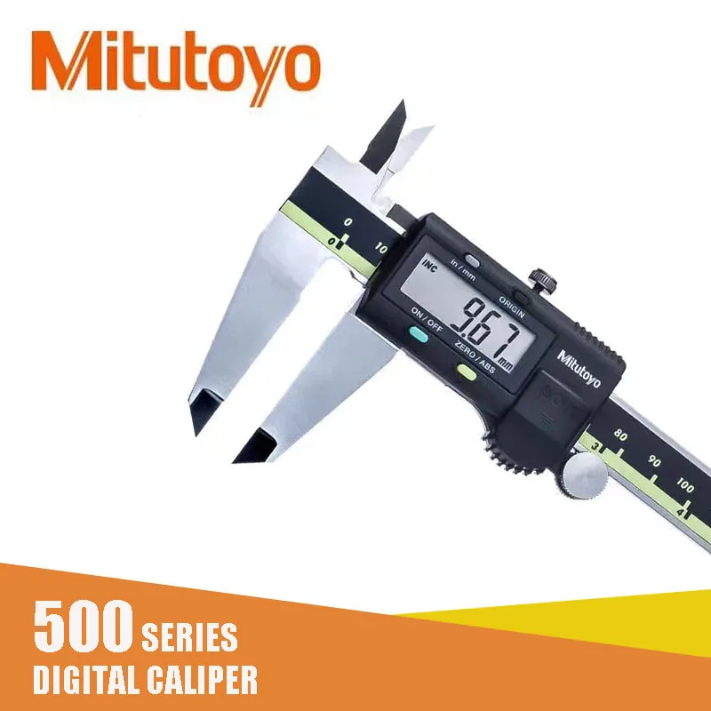 Mitutoyo Vernier Caliper LCD 디지털 0.01mm 고정밀 스테인레스 스틸 내마모성 150/200/300mm 측정 도구