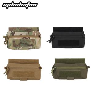 OPHIDIAN 전투 조끼 드레이프 백 JPC CPC LBT D3CR MK3 MK4 플레이트 랙 보관 용 미니 배꼽 덤프 드롭 백 허리 가방