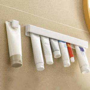 벽걸이형 욕실 LongToothpaste 홀더 다기능 공간 절약형 치약 홀더