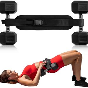 덤벨 운동 벨트 힙 스러스트 효과적인 Glute Bridge 운동을 위한 체중 부하 허리 웨이트 트레이닝 Kettlebells
