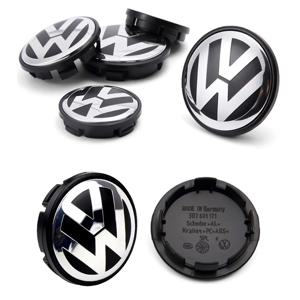 4pcs 55mm 56mm 65mm 70mm 자동차 휠 센터 캡 Hubcap 커버 VW 폭스 바겐 제타 MK5 골프 Passat 스타일링 3B 7601171   1J 0601171