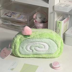 봉제 필통, 대용량 필통, 문구류 케이스, 귀여운 연필 보관 케이스