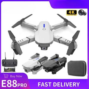 2023 E88 Pro WIFI FPV 드론 광각 HD 4K 카메라 Quadcopter 높이 RC Foldable Dron Toys 선물을 잡아