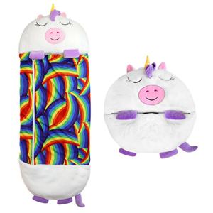 어린이 만화 침낭 어린이 동물 부드러운 게으른 Sleepsacks 아기 봉제 인형 베개 수면 자루 소년 소녀 생일 선물