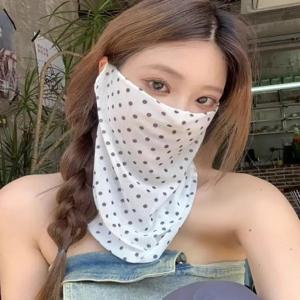 여름 선스크린 마스크 넥 UV 프로텍션 페이스 커버 선스크린 통기성 페이스 커버 야외 사이클링 선스크린 마스크