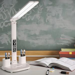 눈 보호 LED 책상 램프 책상 학생 기숙사 터치 디밍 충전 학습 어린이 침실 머리맡 책상 램프