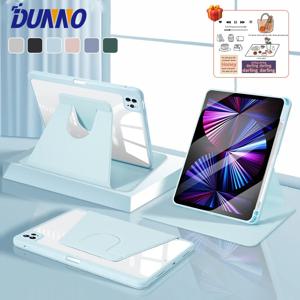 360 °   회전 iPad 케이스 2024 Air 11 13 M2 Pro 11 13 M4 Air 4 5 10.9 iPad 7/8/9/10 세대 미니 6 태블릿 스탠드 커버