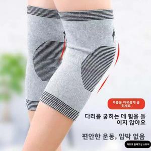 숯 대나무 무릎 패드 통기성 얇은 남성용 무릎 지원 관절 보호대 노인 양털 홈 오피스 사용 남여
