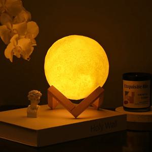 3D 문 야간 조명 침실 LED 스터디 테이블 램프, 침실 침대 옆 따뜻한 조명, 침대 램프, 책상 램프, 홈 장식, 8 cm, 6cm