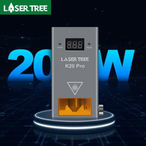 레이저 트리 K20 20W 광학 전력 레이저 헤드 (공기 보조 노즐 포함) CNC 조각기 절단기 용 4 다이오드 모듈 DIY 도구