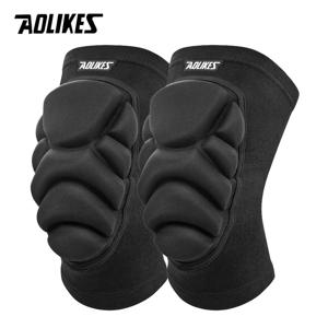 AOLIKES 1 쌍 무릎 패드, 두꺼운 EVA 폼이 있는 미끄럼 방지 충돌 방지 무릎 패드, 배구, 축구 댄스 무릎 슬리브용
