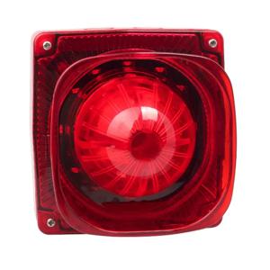 화재 경보기 음향 광학 경적 Dc12V~24V 청각 및 시각 경보 실외 청각 및 시각 경보