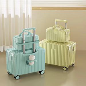 소형 수하물 가방 8-20인치 경량 기내용 캐리어 유니버설 휠 소형 풀로드 박스 남녀 여행 가방