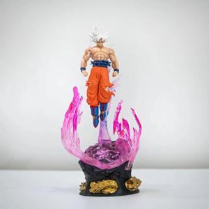 24cm 애니메이션 드래곤 볼 피규어 손오공 액션 피규어 울트라 본능 슈퍼 사이어인 동상 Pvc 방출 라이트 모델 컬렉션 선물