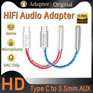 TypeC - 3.5mm AUX 어댑터 CX31993 HiFi USB C DAC 헤드폰 앰프 오디오 디코더 (삼성, 샤오미, 화웨이 휴대폰, 아이패드용)