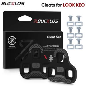 BUCKLOS 자전거 클리트 LOOK KEO 도로 자전거 페달 클리트 0/4.5/9도 플로팅 자동 잠금 사이클링 신발 KEO 용 클리트