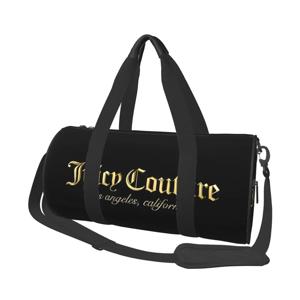 Juicy-Couture 스타일 주말 체육관 요가 수하물 가방 스포츠 더플 백 라운드 대용량 여행 더플 백