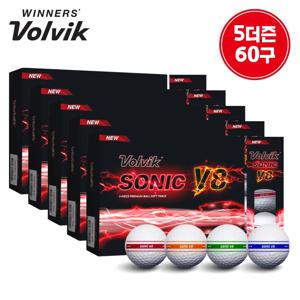 (5더즌 60구) 볼빅 골프공 소닉 V8 소프트 트랙 2피스