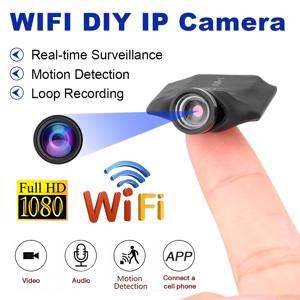 1080P 고화질 무선 WIFI IP 미니 카메라 DIY 버튼 디자인 모듈 모션 DVR 비디오 레코더 홈 보안 P2P 카메라