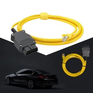BMW ENET 케이블 E-SYS ICOM 코딩 툴 F시리즈 리프레시 숨겨진 데이터 OBD2 진단 스캐너 어댑터 ECU 프로그래머 (BMW 차량용)