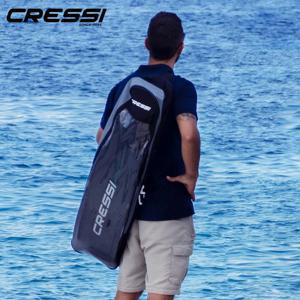 Cressi 프리다이빙 롱 핀 백 플리퍼 간편한 휴대 다이빙 스피어낚시 장비 Gara Basic