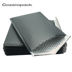10 PCS/18 크기 블랙 폴 리 버블 메일러 패딩 봉투 셀프 인감 우편 봉투 버블 봉투 배송 봉투 우편 봉투