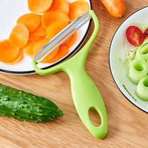 1 Pcs 필러 야채 과일 스테인레스 스틸 양배추 강판 샐러드 감자 슬라이서 주방 악세사리 요리 도구 넓은 입