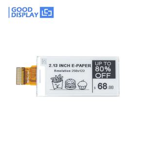 도트 매트릭스 E 잉크 디스플레이, 부분 리프레시 0.42s SPI HDMI 250x122 EPD 화면, GDEQ0213B74, 2.13 인치