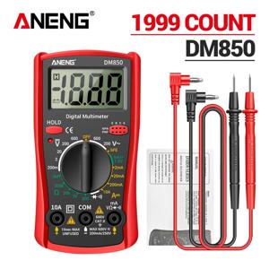 ANENG DM850 디지털 멀티미터 AC/DC 전압 1999 카운트 자동 전문 자동 옴 전류 전류계 감지기 테스터 도구