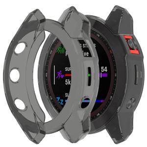 Garmin Fenix ​​7 7S 7X Pro 6 6S 6X Pro 5 5S 5X Plus Garmin 시계 슬림 용 투명 보호 케이스 용 소프트 TPU 보호 케이스