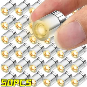10/50PCS 미니 LED 빛 작은 전구 다채로운 조명 랜턴 공예 Lightingtiny 빛나는 장식에 대 한 배터리 전원 램프