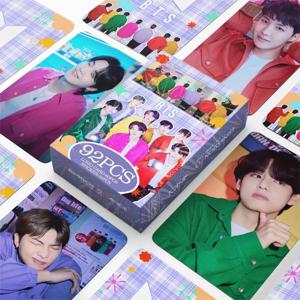92개/세트 K팝 보이그룹 퍼미션 댄스 온 스테이지-라이브 로모 카드 아이돌 솔로 HD 포토 카드 남녀 공용 선물