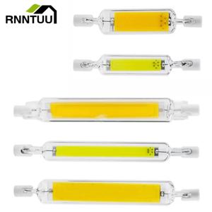 높은 전원 LED R7s COB 유리관 78mm 118mm J78 J118 COB 전구 AC110V 120V 130V 220V 230V 240V 홈 할로겐 램프 교체