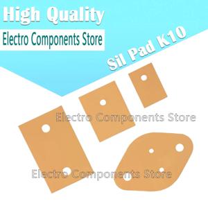 10 개/몫 Sil Pad K10 TO-3P 고성능 Kapton 기반 절연체 TO-247 3KV MT-200 TO-3 절연 가스켓