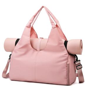솔리드 요가 매트 가방 체육관 피트니스 핸드백 여성용 남성용 훈련 Sac De 스포츠 여행 Gymtas 나일론 야외 스포츠 Tas Sporttas