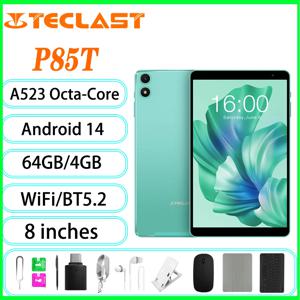 Teclast P85T 2024 태블릿, Allwinner A523, 8 코어, 1.8GHz, 10GB, 4GB + 6GB RAM, 64GB ROM, 8 인치 800 × 1280iPS, WIFI5G, 4G, 5000mAh, C타입 0
