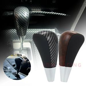 Lexus IS GS LS RX ES 모델 용 Toyota Corolla Camry Yaris Rav4 용 자동 기어 시프트 노브 가죽 시프터 레버 스틱