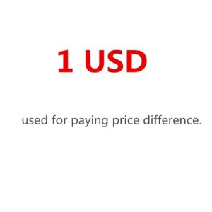 추가 지불 및 추가 배송비 보상, 주문시 배송비 링크, 1USD