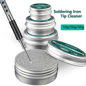 1/2pcs 납땜 인두 팁 리프레셔 솔더 산화 청소 붙여 넣기 리프레셔 고효율 빠른 납땜 팁 수리 크림