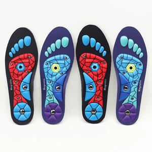 자기 치료 마사지 깔창 남성 발 경혈 마사지 깔창 아치 지원 정형 깔창 컴포트 신발 패드 1Pair/2Pair