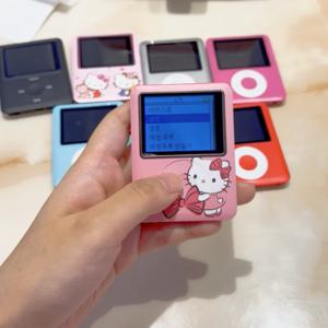 카와이 헬로 키티 학생 MP3 만화 애니메이션 휴대용 미니 음악 워크맨 스포츠 동반자 사운드는 외부에서 재생 가능 new