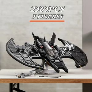 2363pcs Batwing Fighter DC1989Batwing 시리즈 빌딩 블록 76161 어린이 소년 조립 벽돌 장난감