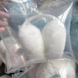 사랑스러운 부드러운 플러시 귀 따뜻한 귀마개 겨울 따뜻한 여성 남성 패션 Earflap 야외 추위 보호 귀마개 귀 덮개
